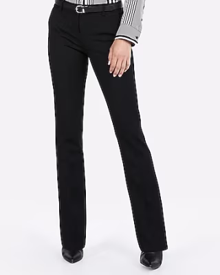 Mid Rise Barely Boot Columnist Pant