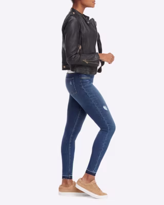 Distressed Ankle Skinny Jeans