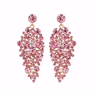 Iris Island Crystal Dangle Earrings