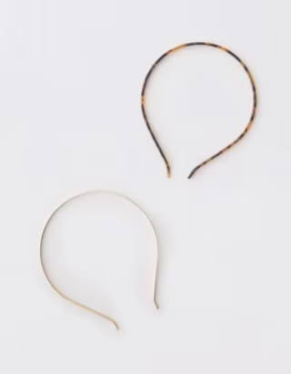 AEO Tortoise + Gold Headbands