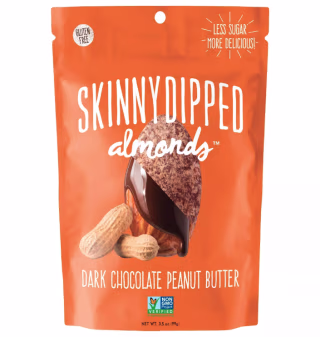 Skinny Dipped Almonds in Dark Chocolate Peanut Butter