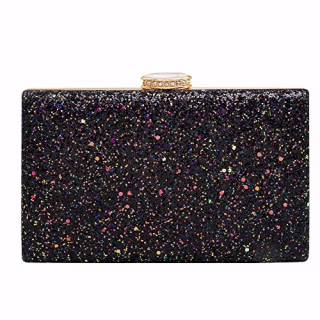 CARIEDO Women's Sparkling Clutch Purse Elegant Glitter Evening Bags Bling Evening Handbag for Dance Wedding Party Prom Bride