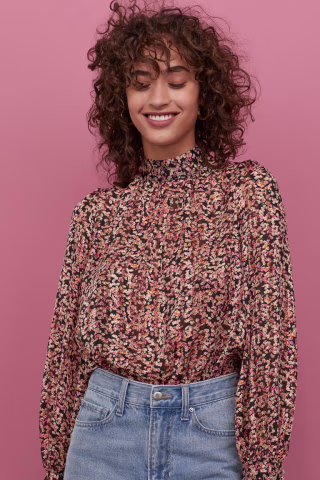 Wide-cut Blouse