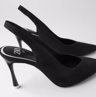 Zara Heeled Slingbacks