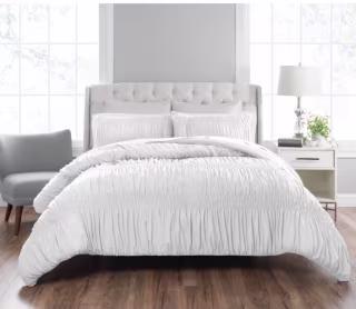 Nicole Miller Runched Reversible Comforter Set