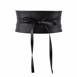 Faux Leather Wrap Around Belt