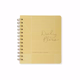 Fringe Non-Dated Daily Planner, 160 Pages, 6 x 7.25 Inches, PAS Daily Grid (877101)
