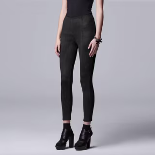 Simply Vera Vera Wang High Rise Faux Suede Skimmer