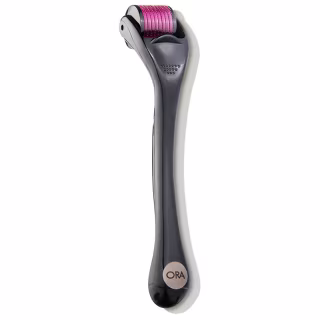 Face Microneedle Dermal Roller System 0.5mm - Purple/Black (1 piece)