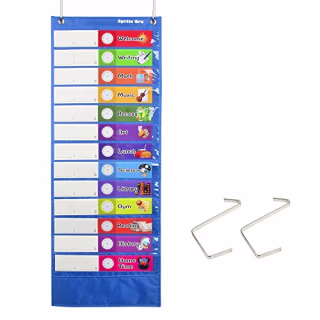 Dry Erase Daily Schedule for Home School
