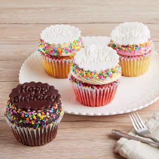 Bake Me A Wish! Jumbo Birthday Cupcakes