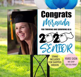 Etsy 2020 Senior Yard Sign