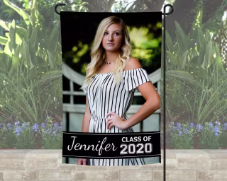 Etsy Graduation Photo Yard Flag