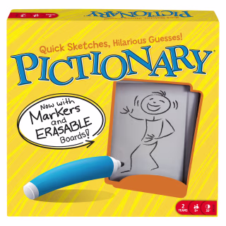Pictionary Quick-Draw Guessing Game with Adult and Junior Clues