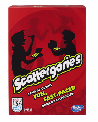 Classic Scattergories Game, Party Game for Ages 13 and up