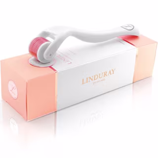 Derma Roller Cosmetic Microneedling Kit for Face 0.25mm - Microneedle Roller Microdermabrasion Device Tool 540 Titanium Micro Needles - Includes 3 Free Ebook Downloads and Storage Case