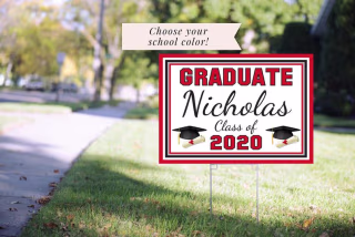 SoSweetPartyShop Graduation Yard Sign