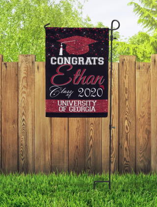 Graduation Garden Flag