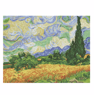 Diamond Dotz Diamond Painting Kit Wheat Fields