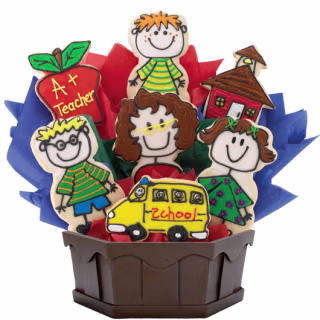 Kool School Kids Cookie Bouquet