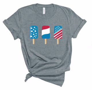 Red, White and Blue Popsicle Shirt
