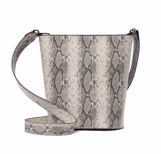 French Connection Leather Kimberly Crossbody Bucket Bag