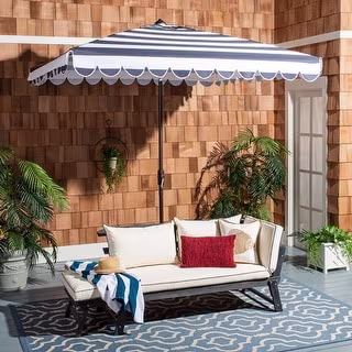 Safavieh Outdoor Living Vienna Square Crank Umbrella