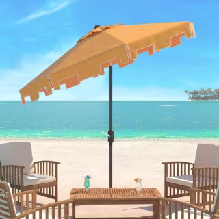 Safavieh UV Resistant Zimmerman Crank Umbrella