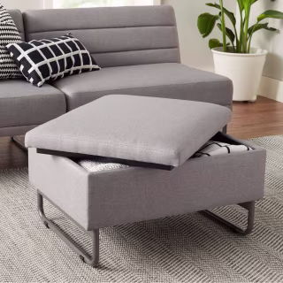 Mainstays Loop Storage Ottoman
