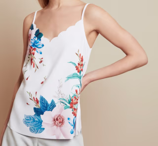 Ted Baker Ratana Jamboree Scalloped Cami