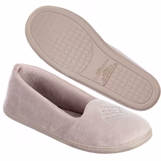 Dearfoams Rebecca Microfiber Velour Slippers