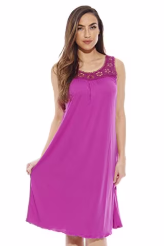Dreamcrest Crochet Trim Nightgown