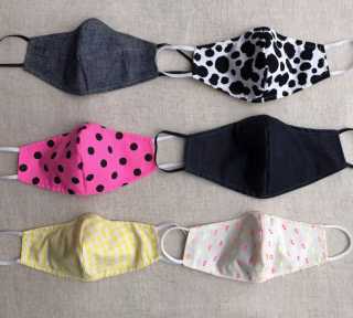 Abacaxi Cotton Face Mask with Filter Pocket