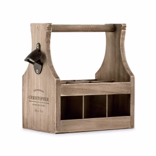 Personalized Name Beer Caddy - Grad Gift - Gifts for Dad - Father's Day - Milestone Birthday - His Christmas - Brew Master - Home Brew Gift