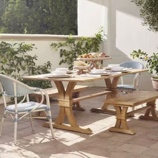 Teak Farmhouse Dining Collection