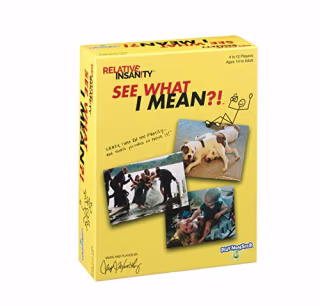 PlayMonster Relative Insanity: See What I Mean?! - Party Game with Funny Photos You Caption with Jeff Foxworthy Humor!
