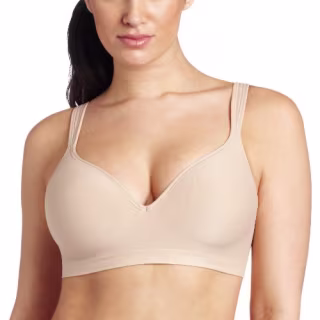 Bali Designs Women's Bali Comfort Revolution Wire Free Bra, Nude, 32B