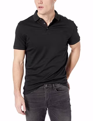 Calvin Klein Men's Liquid Touch Polo with UV Protection