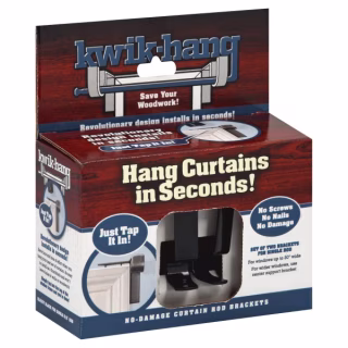 Kwik-Hang Curtain Rod Bracket