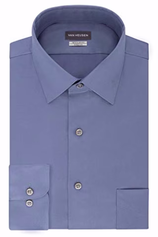 Van Heusen Stretch Solid Dress Shirt