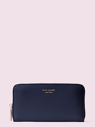 spencer zip-around continental wallet