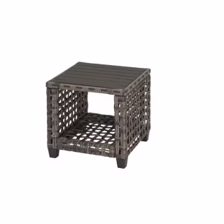 Hampton Bay Wicker Outdoor Side Table