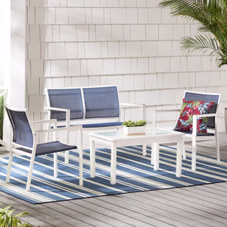 Hampton Bay 4-Piece Outdoor Seating Set
