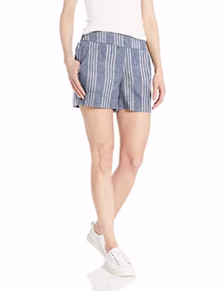 Daily Ritual Linen Pull-On Short