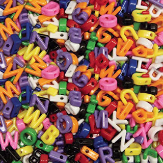 Creativity Street Alphabet Beads, Uppercase, 288-Pack