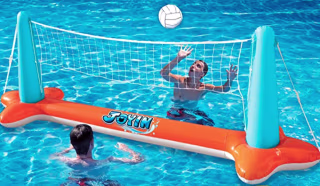 Joyin Inflatable Pool Float Set Volleyball Net