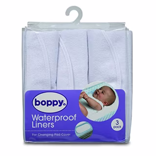 Boppy Changing Pad Liners, White, 3 Count