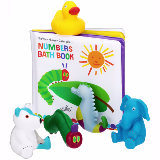 The World of Eric Carle Bath Book & 5 Squirty Gift Set Pack