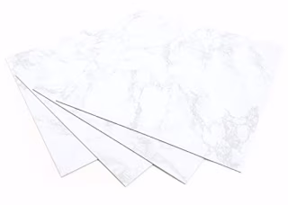 ROSEROSA Peel and Stick Engineered PVC Tiles Marble Granite Pattern Durable Vinyl Flooring (ECK-301 : Square 4 Tiles)