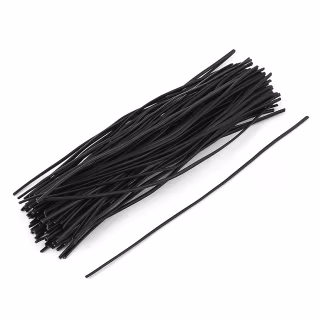 100 Pcs Plastic Shell Package Reusable Twist Ties Cable Wires Fasteners 150mm